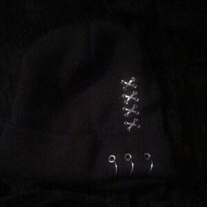 Goth emo punk style winter hat